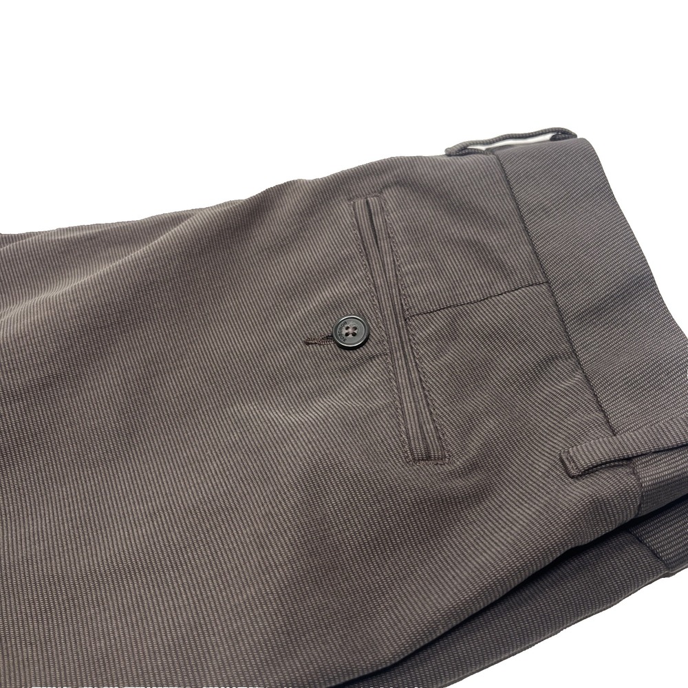 Bonobos Mens Size 32x32 Slim Chino Pants Tuesday Athletic Fit Brown Stripe Slack